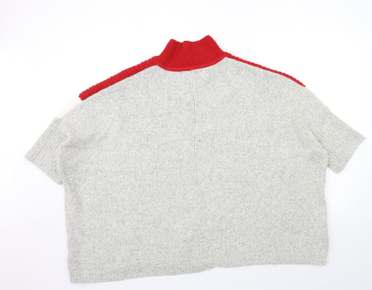 Womens UK Size M Marks and Spencer Red Pullover Jumper