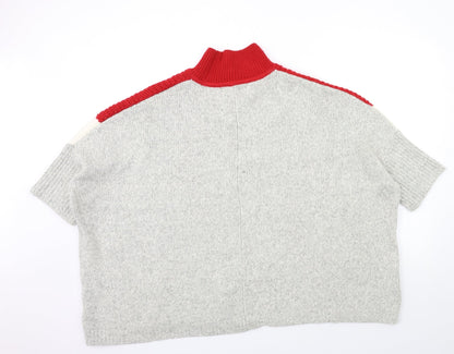 Womens UK Size M Marks and Spencer Red Pullover Jumper