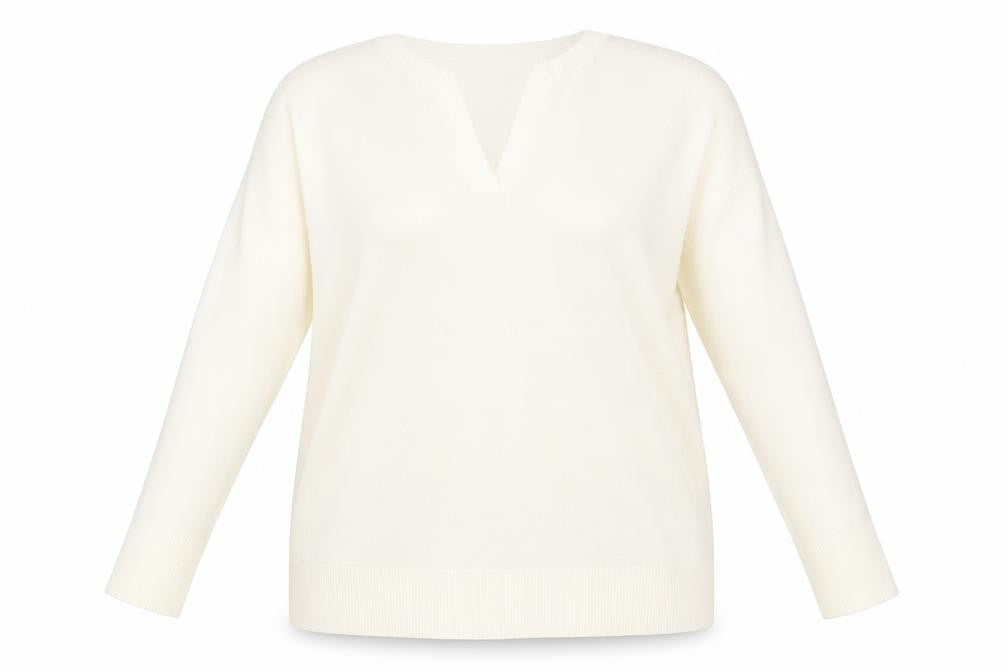 Womens UK Size 20 Marks and Spencer White Pullover Jumper