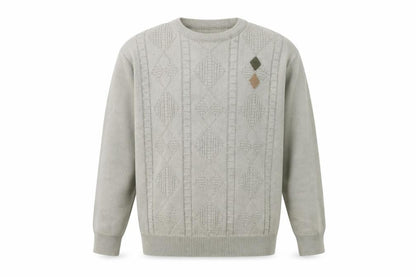 Mens UK Size L EWM Grey Pullover Jumper