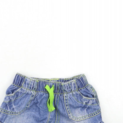 George Baby Blue  Denim Cropped Jeans Size 9-12 Months