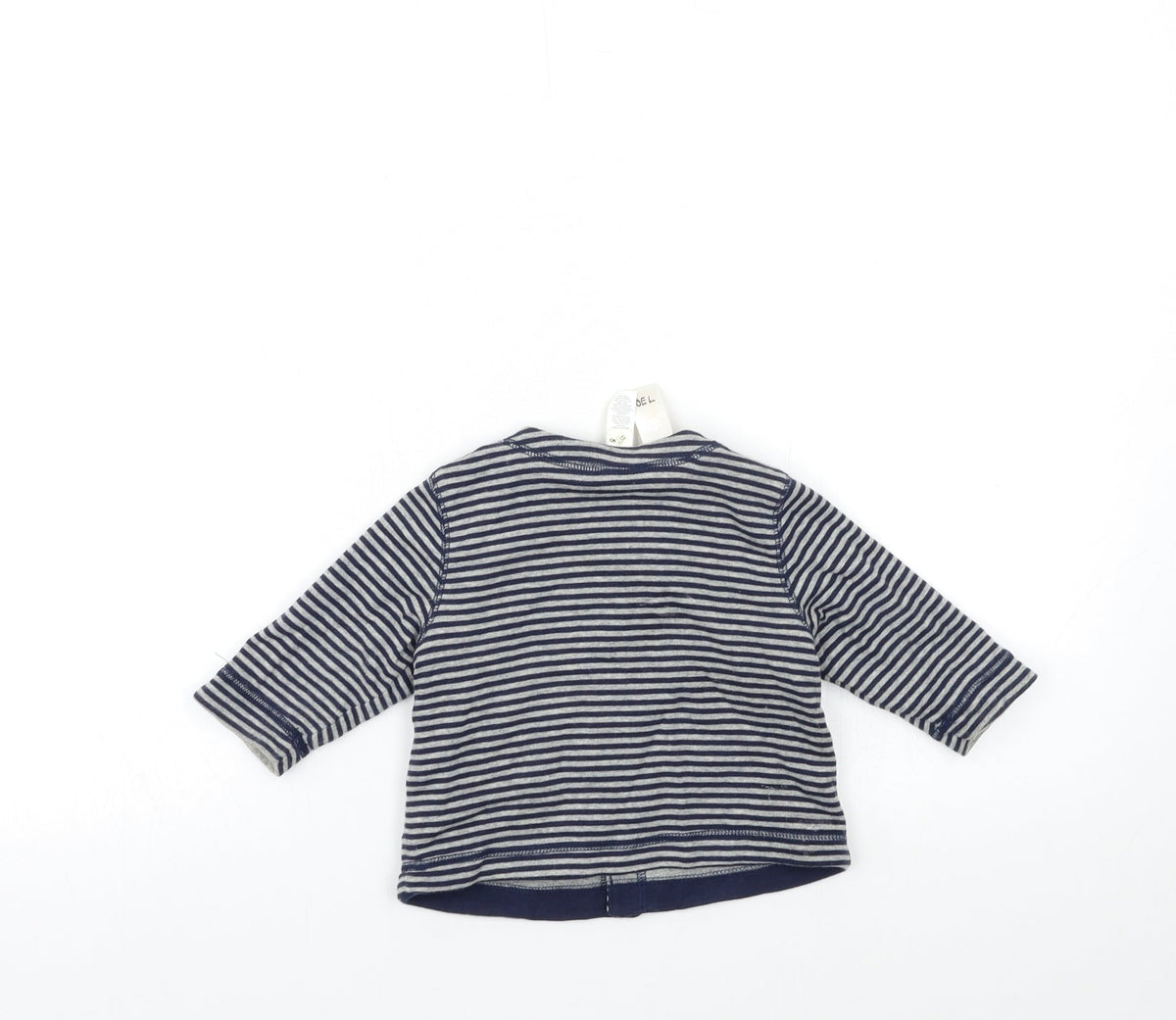 Gap Baby Grey Striped  Pullover Jumper Size 3-6 Months
