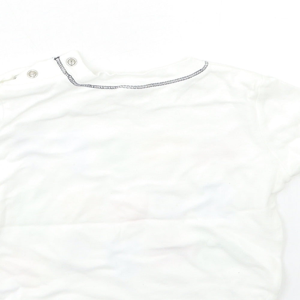 F&F Baby White   Basic T-Shirt Size 9-12 Months