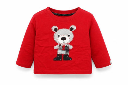 lily & Sid Baby Red   Basic T-Shirt Size 12-18 Months