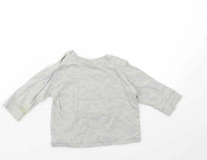 NEXT Baby Grey   Basic T-Shirt Size 6-9 Months