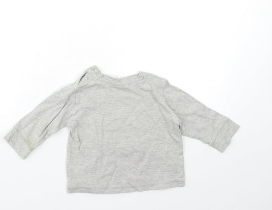 NEXT Baby Grey   Basic T-Shirt Size 6-9 Months