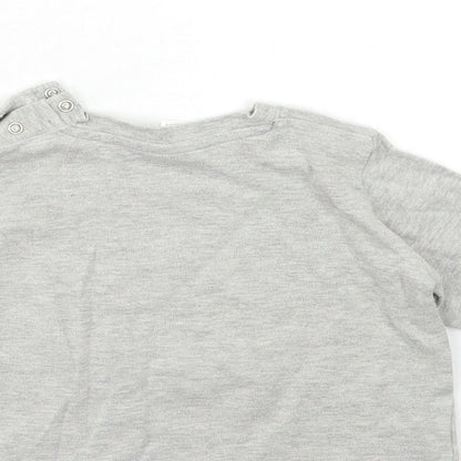 NEXT Baby Grey   Basic T-Shirt Size 6-9 Months