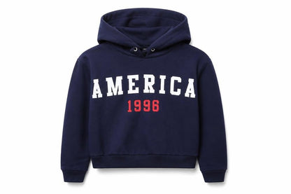 New Look Girls Blue   Pullover Hoodie Size 12 Years