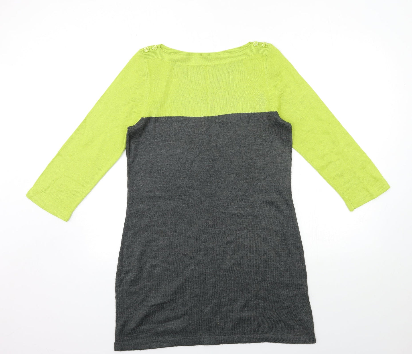 George Womens Grey  Knit Jumper Dress  Size 10