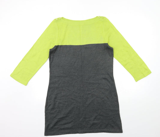George Womens Grey  Knit Jumper Dress  Size 10
