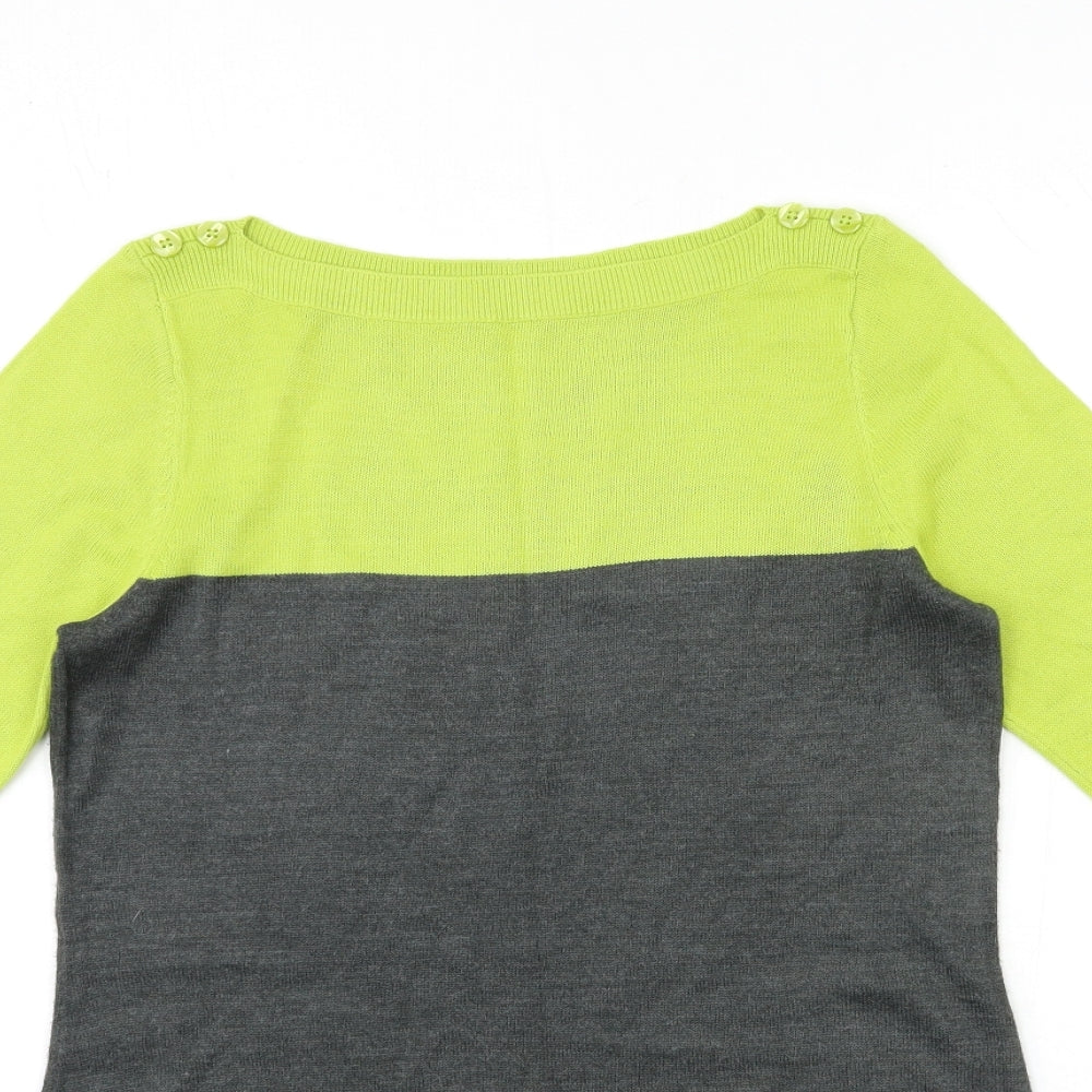 George Womens Grey  Knit Jumper Dress  Size 10