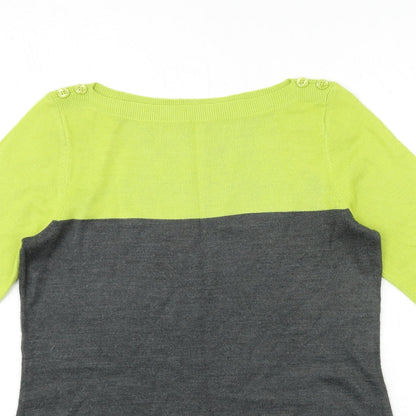 George Womens Grey  Knit Jumper Dress  Size 10
