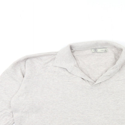 NEXT Mens Beige  Knit Pullover Jumper Size L
