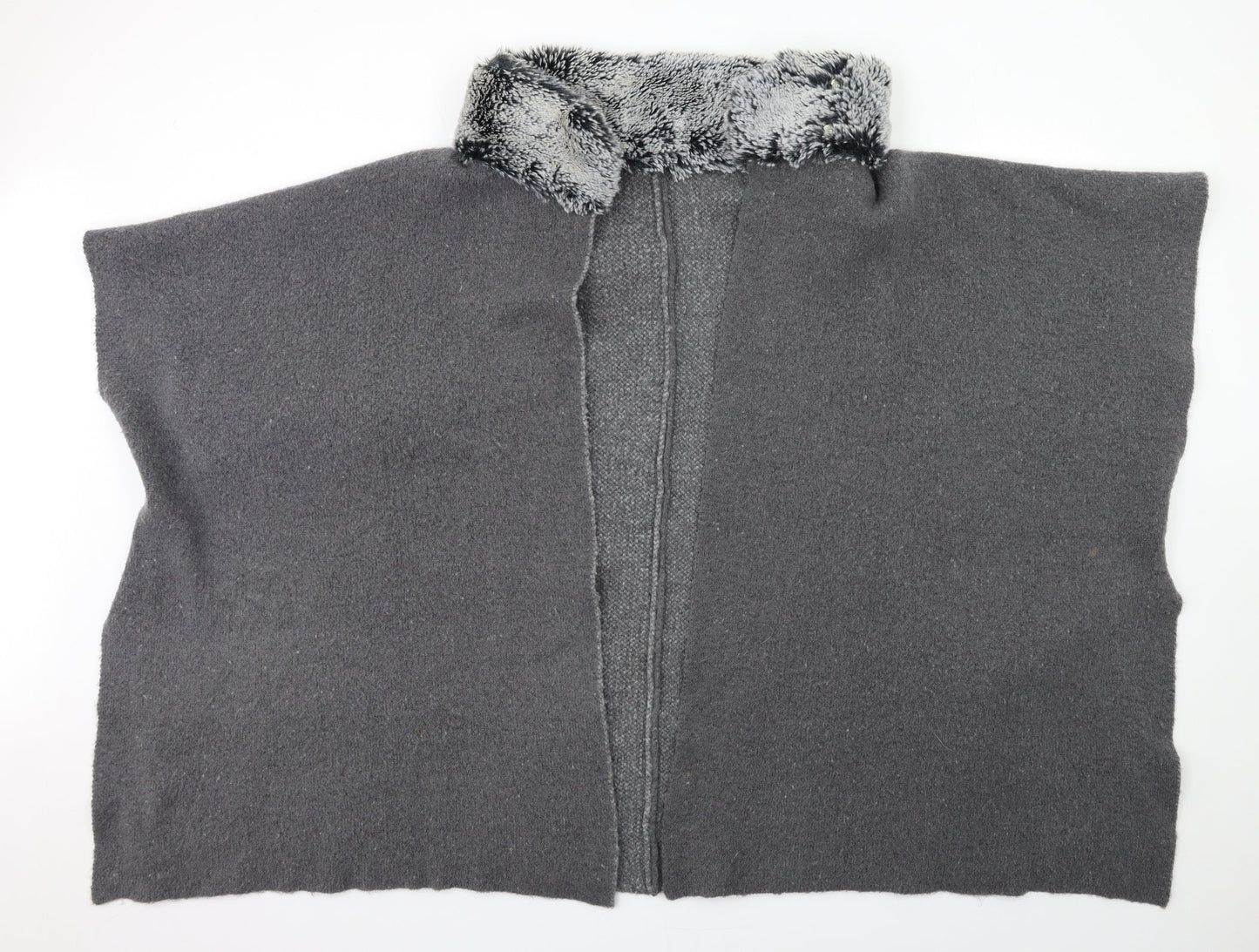 Womens UK Size One Size Marks and Spencer Grey Cardigan Jumper