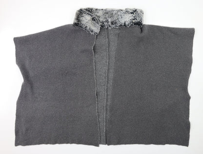 Womens UK Size One Size Marks and Spencer Grey Cardigan Jumper