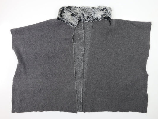 Womens UK Size One Size Marks and Spencer Grey Cardigan Jumper