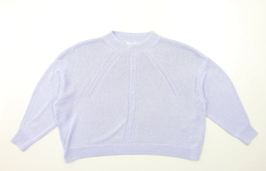 Womens UK Size XL Per Una Blue Pullover Jumper