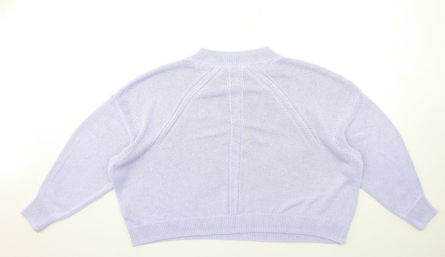 Womens UK Size XL Per Una Blue Pullover Jumper