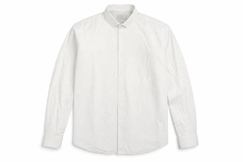 Mens UK Size 16.5 Taylor & Wright White  Button-Up Long Sleeve Casual Shirt