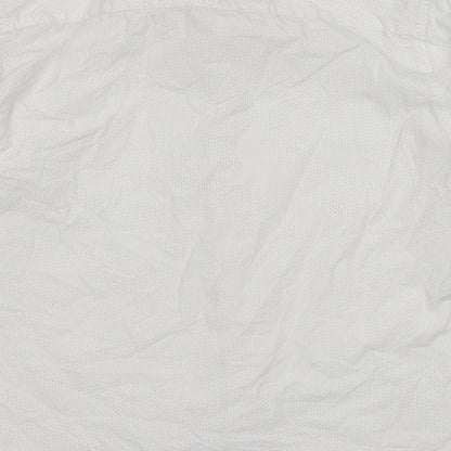 Taylor & Wright Mens White Polka Dot   Button-Up Size 16.5