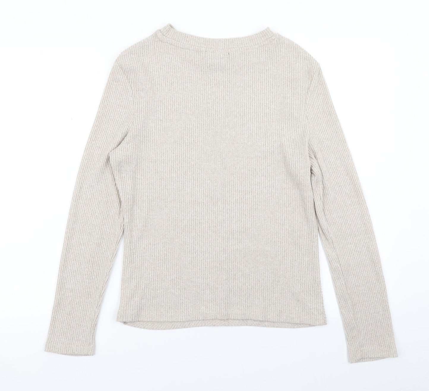 Primark Womens Beige   Basic T-Shirt Size L