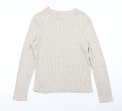 Primark Womens Beige   Basic T-Shirt Size L