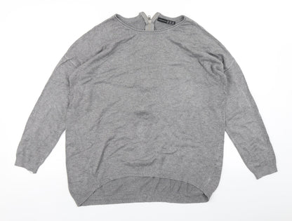 Womens UK Size M Atmosphere Grey Basic T-Shirt