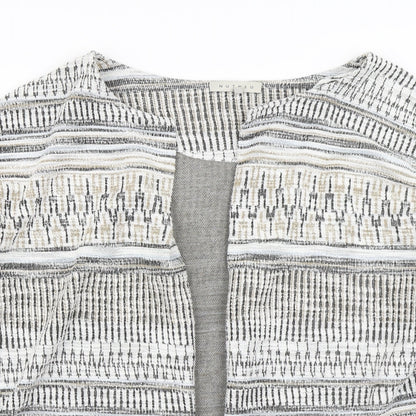 Nutmeg Womens Brown Fair Isle  Jacket  Size 16