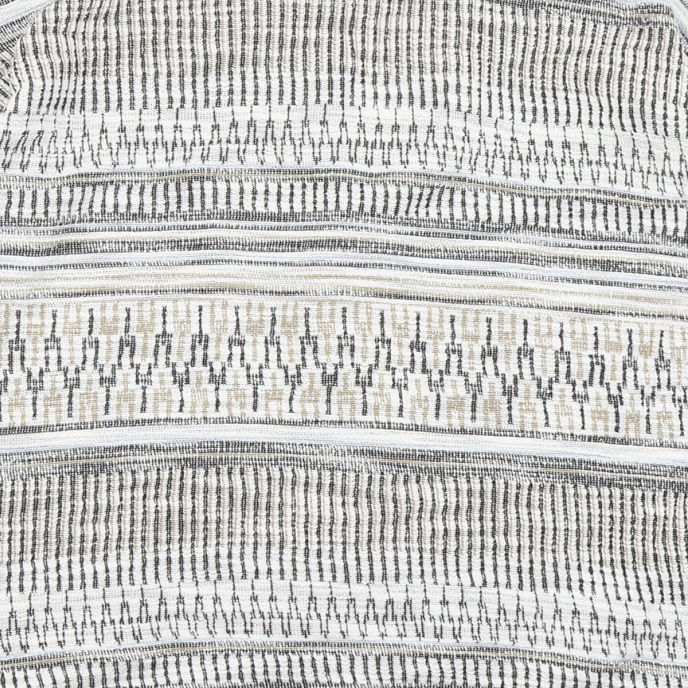 Nutmeg Womens Brown Fair Isle  Jacket  Size 16