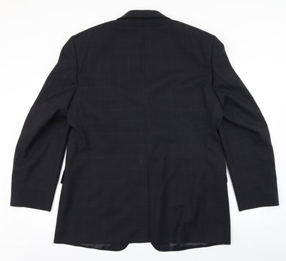 Mens UK Size 44 BHS Regular Blue Suit Jacket
