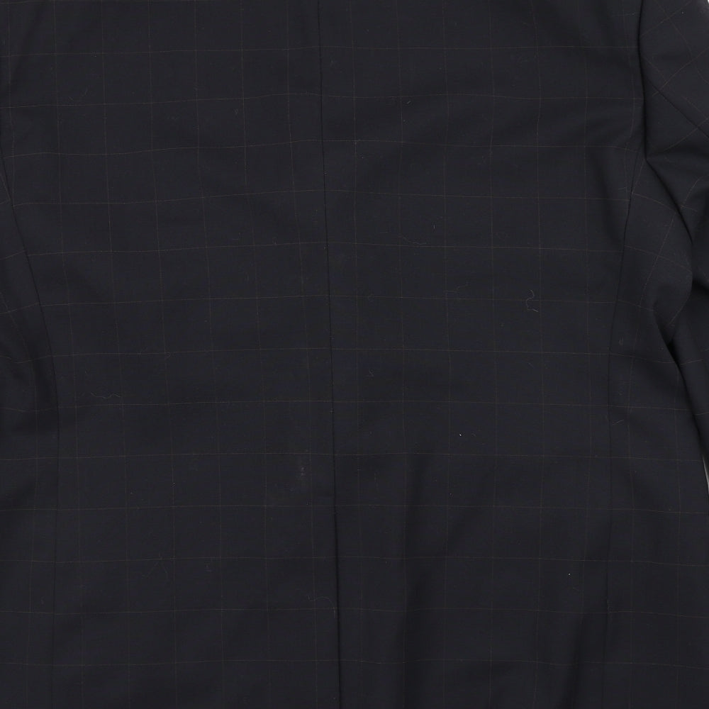 Mens UK Size 44 BHS Regular Blue Suit Jacket