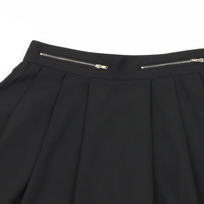 The Style Womens Black   Pleated Skirt Size XS