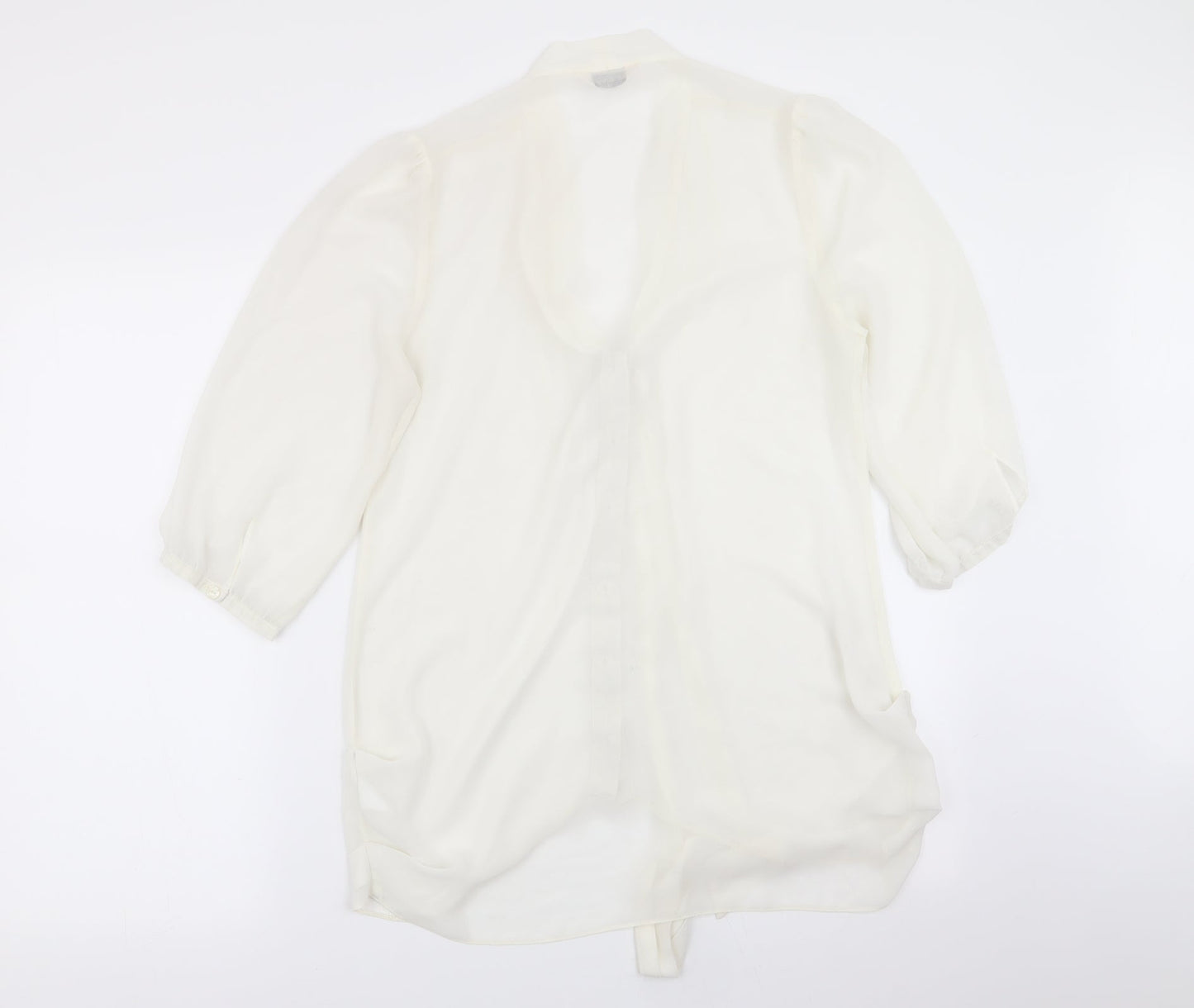Miss Selfridge Womens White   Basic Blouse Size 12