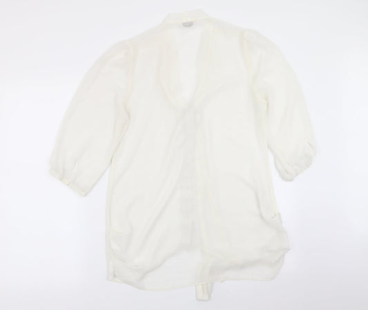 Miss Selfridge Womens White   Basic Blouse Size 12
