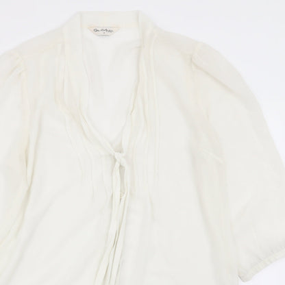 Miss Selfridge Womens White   Basic Blouse Size 12