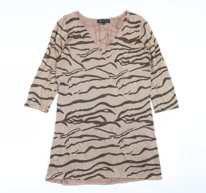 sky designs Womens Multicoloured Animal Print  Fit & Flare  Size S