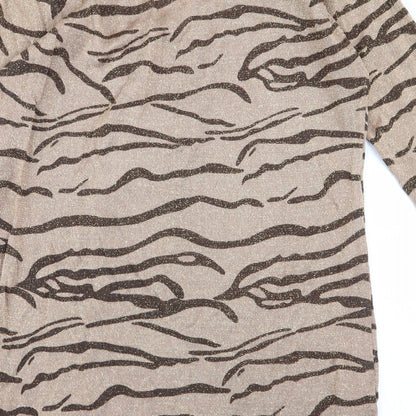 sky designs Womens Multicoloured Animal Print  Fit & Flare  Size S