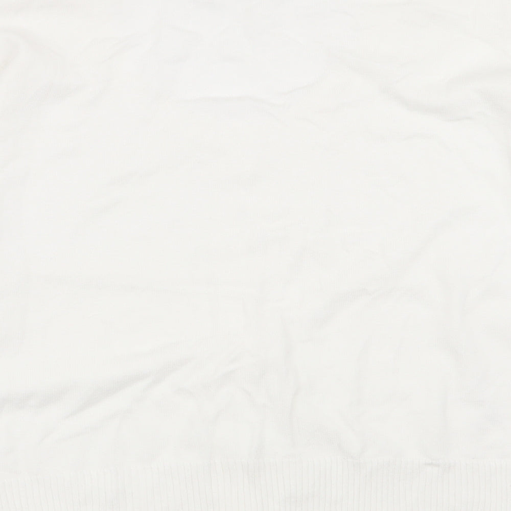 first avenue Womens White   Cardigan Jumper Size L