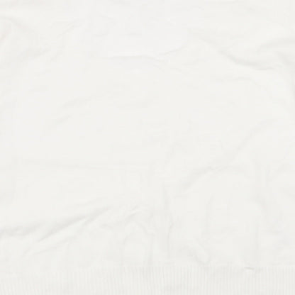 first avenue Womens White   Cardigan Jumper Size L