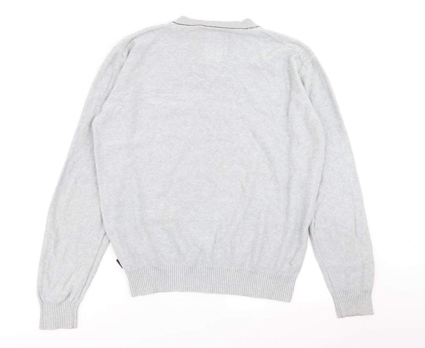 Le Breve Mens Grey   Pullover Jumper Size L