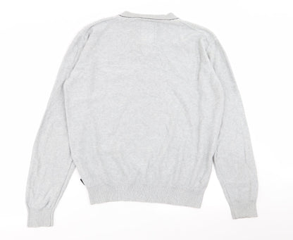 Le Breve Mens Grey   Pullover Jumper Size L