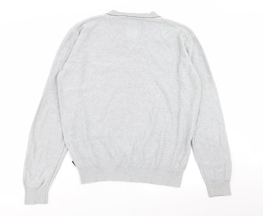 Le Breve Mens Grey   Pullover Jumper Size L