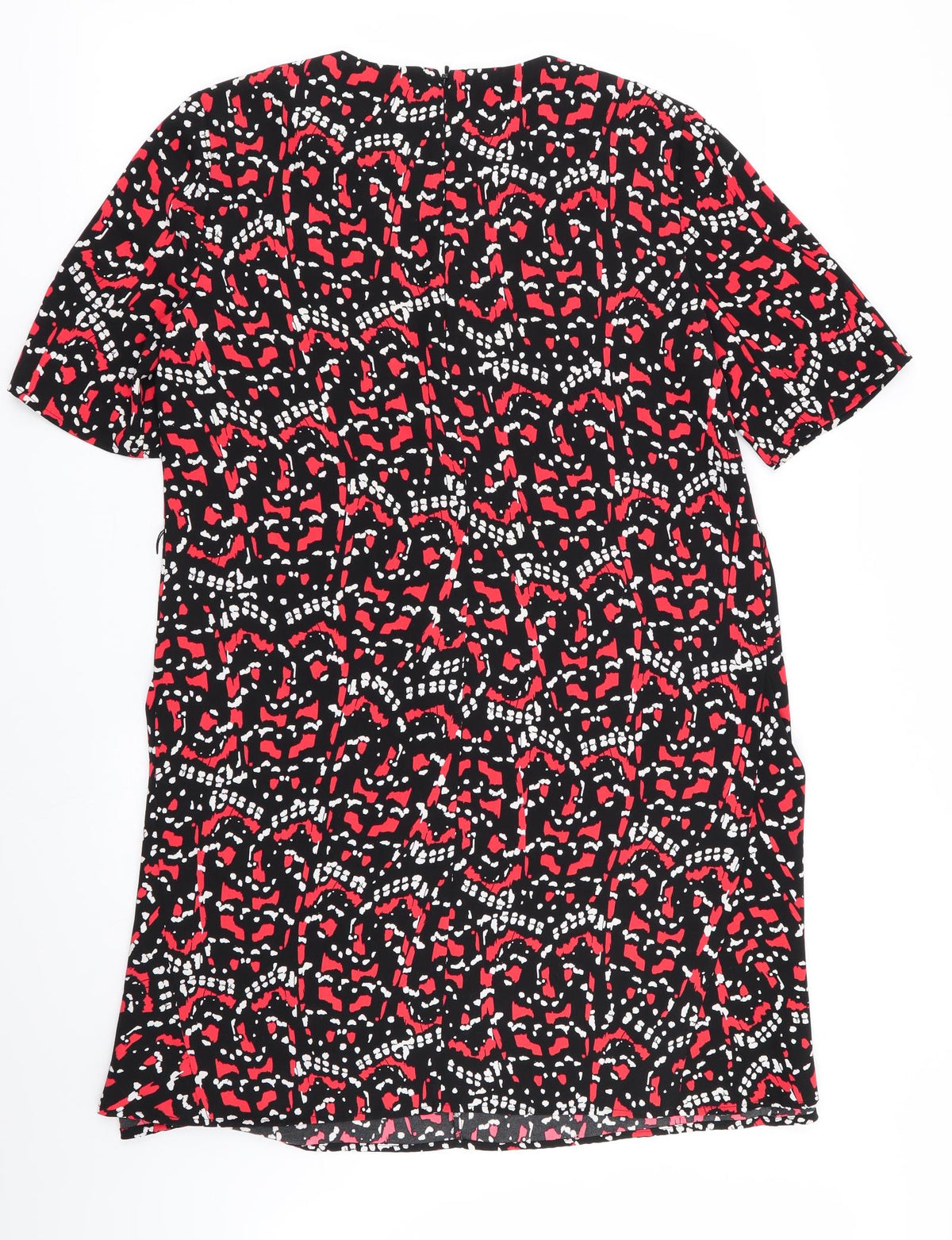 Warehouse Womens Multicoloured Geometric  Fit & Flare  Size 12
