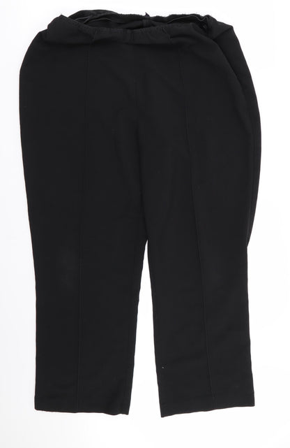 Womens UK Size 16 arista Regular Fit  Black Trousers