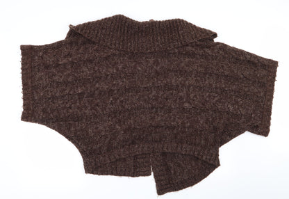 Womens UK Size 14 evie Brown Cardigan Jumper