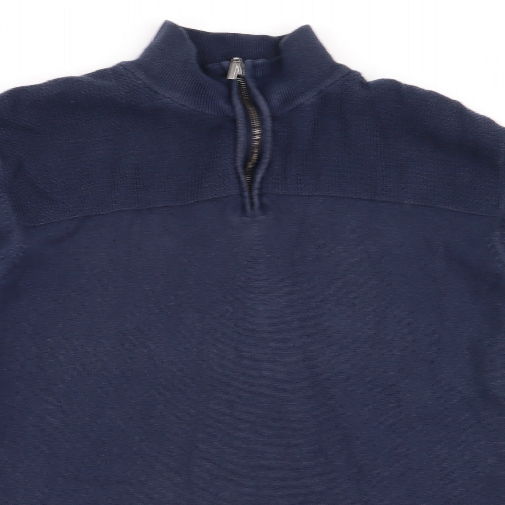 Asda George Mens Blue   Pullover Jumper Size L