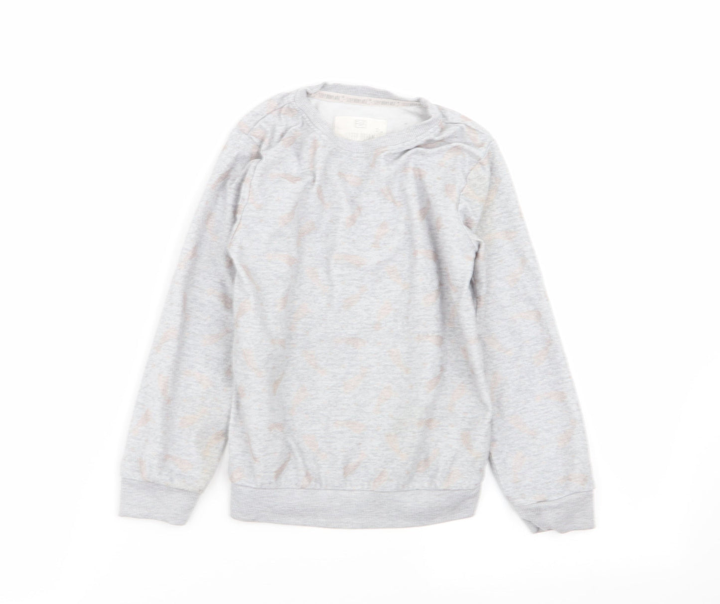 F&F Girls Grey Solid  Top Pyjama Top Size 5-6 Years