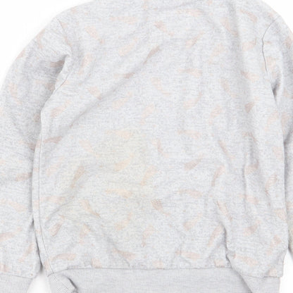 F&F Girls Grey Solid  Top Pyjama Top Size 5-6 Years