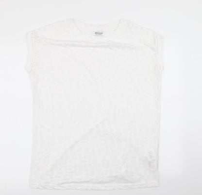 Womens UK Size 12 jd williams White Basic T-Shirt