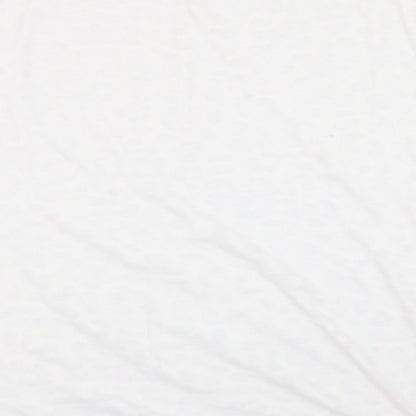 Womens UK Size 12 jd williams White Basic T-Shirt